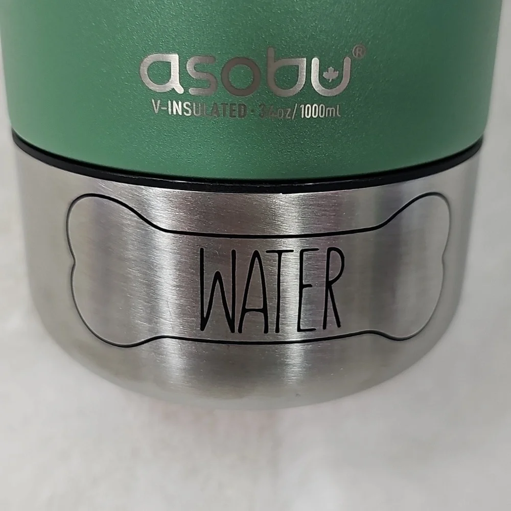 Asobu Green Barky Bottle 34oz Bottle